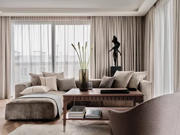 Luksusowy apartament w Warszawie, projekt Roland Stańczyk 