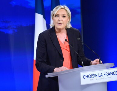 Miniatura: Marine Le Pen ponownie na czele Frontu...