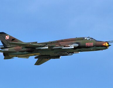 Miniatura: Silnik myśliwca Su-22 zgasł w powietrzu....