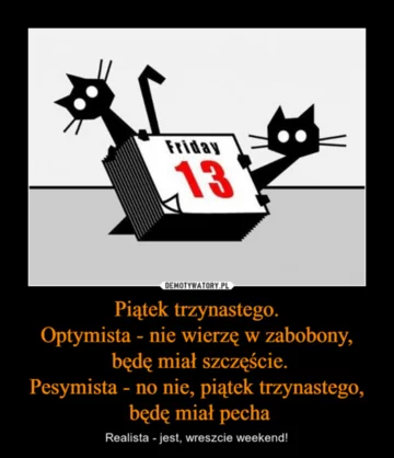 Piątek trzynastego. Internauci tworzą memy 