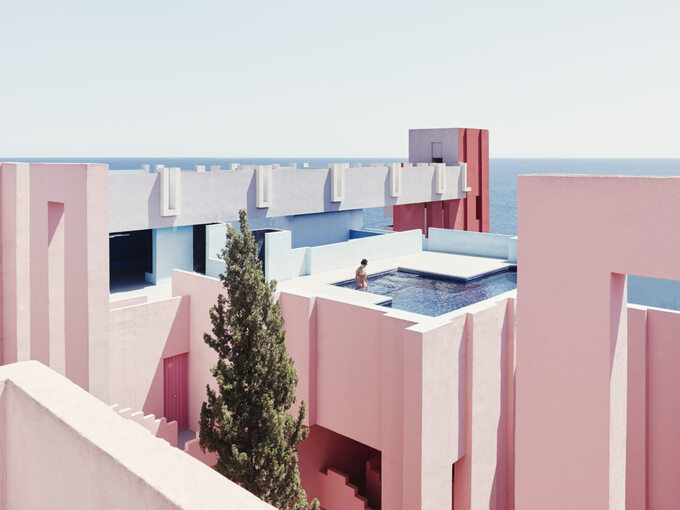 La Muralla Roja, osiedle projektu Ricardo Bofill Taller de Arquitectura