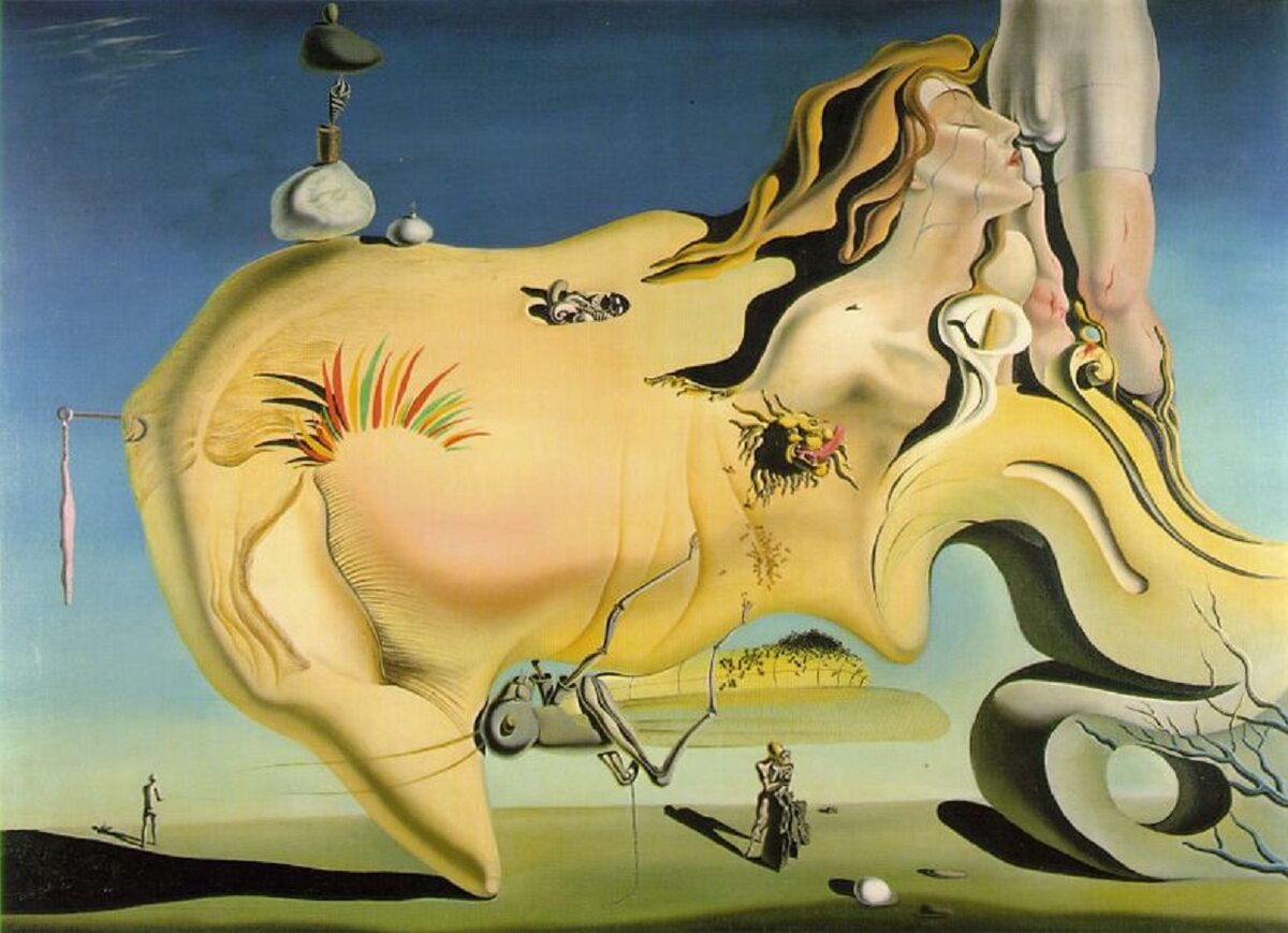 Salvador Dali "Wielki masturbator" 1929 r. 