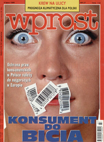 Okładka tygodnika Wprost nr 27/1999 (866)