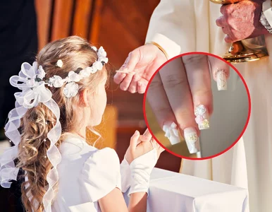 Miniatura: Zrobiła dziecku paznokcie na pierwszą...