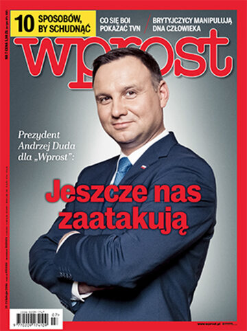 Okładka tygodnika Wprost nr 7/2016 (1724)