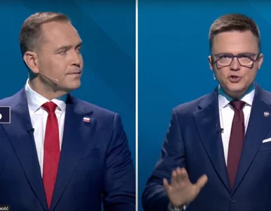 Miniatura: Ostra konfrontacja Hołowni z Nawrockim....