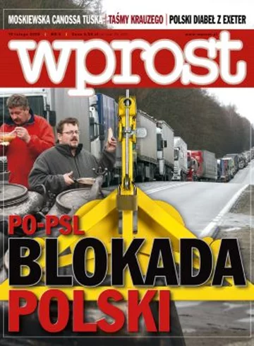 Okładka tygodnika Wprost nr 6/2008 (1311)