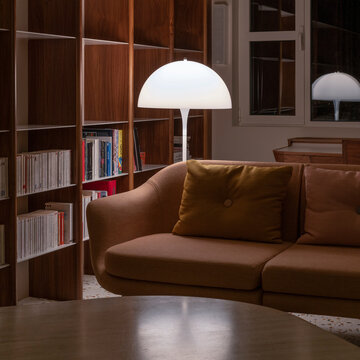 Wnętrza inspirowane stylem mid century modern, projekt Dupont Blouin