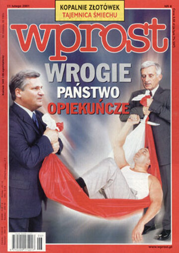 Okładka tygodnika Wprost nr 6/2001 (950)