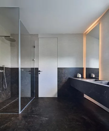 Apartament z tarasem na dachu, projekt Joanna Kuczyńska 