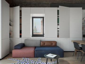 Studio w&nbsp;Sankt Petersburgu, projekt DA BUREAU