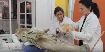 Rzeźba Jezusa okazała się "kapsułą czasu" 