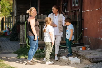 Kadr z nowego odcinku programu „Nasz nowy dom” 