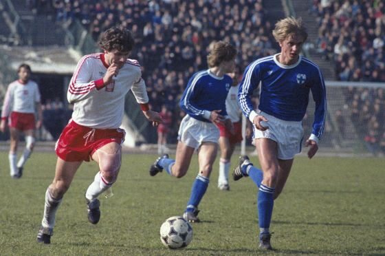 Mecz Polska - Finlandia w 1983 roku (PAP/Jan Morek)