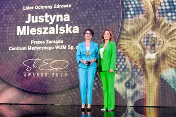 Monika Richardson z Justyną Mieszalską 