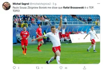 Mem komentujący wystawienie Rafała Brzozowskiego w konkursie Eurowizji 