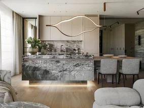 Miniatura: Lampa nad wyspą kuchenną. Ten wybór robi...