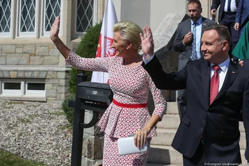 Spotkanie prezydenta Andrzeja Dudy z Polonią w New Britain w USA 