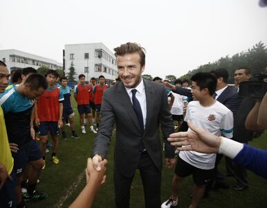 Miniatura: Beckham przyjechał do Szanghaju. Siedem...