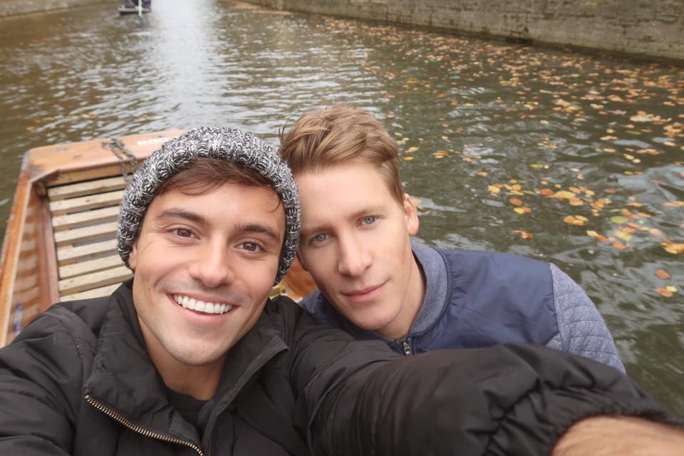 Tom Daley i Dustin Lance Black 