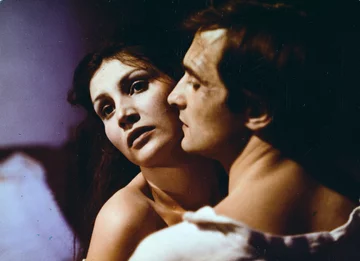 Kadr z filmu „Wierna rzeka” 1983. Kadr z filmu „Wierna rzeka” w reżyserii Tadeusza Chmielewskiego, n/z Małgorzata Pieczyńska.