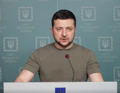 Miniatura: Zełenski o ataku 20 km od polskiej...