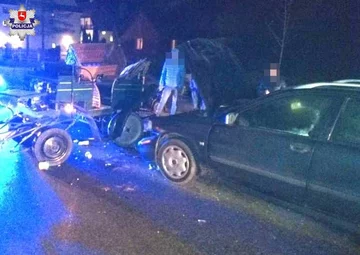 Kierowca volvo uderzył w bryczkę konną 