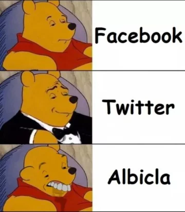Mem podsumowujący start serwisu Albicla 