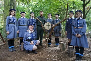 Andrzej Duda odwiedził harcerzy 