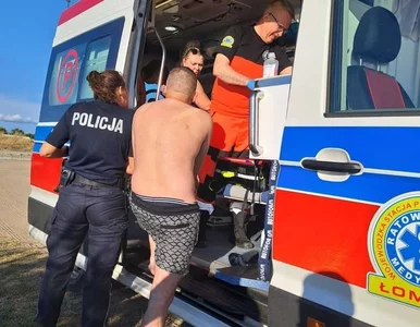 Miniatura: O krok od tragedii na jeziorze Toczyłowo....