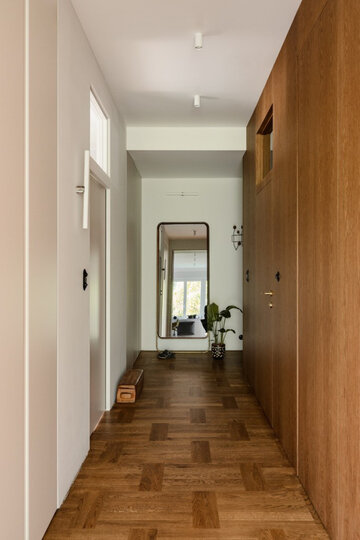 Apartament pełen sztuki, czyli designerski balans na Starym Mokotowie, projekt FUGA Architektura Wnętrz 