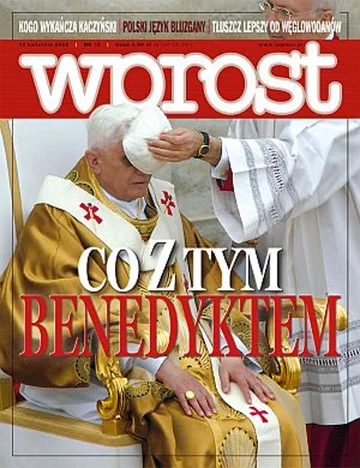 Okładka tygodnika Wprost nr 15/2008 (1320)