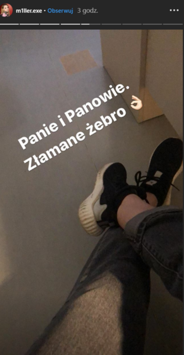 Screen z&nbsp;InstaStories Moniki Miller