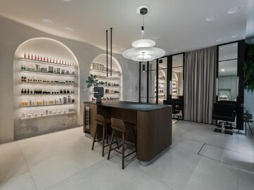 Salon fryzjerski Loco, proj. Hanna Pietras Architects