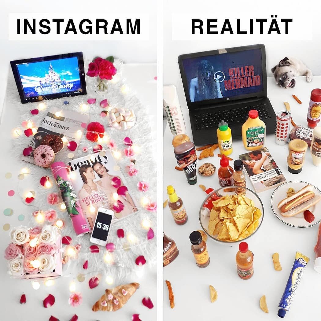 Instagram vs. rzeczywistość 