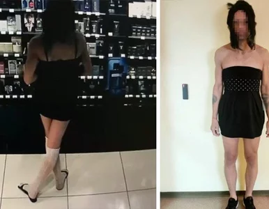 Miniatura: 45-latek w sukience i peruce okradał...