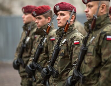 Miniatura: Polscy żołnierze w służbie czynnej walczą...