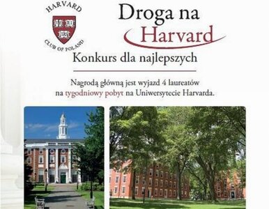 Miniatura: "Droga na Harvard" &#8211; mija termin...