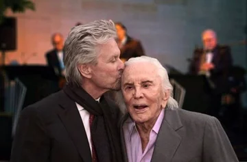 Michael Douglas i Kirk Douglas 