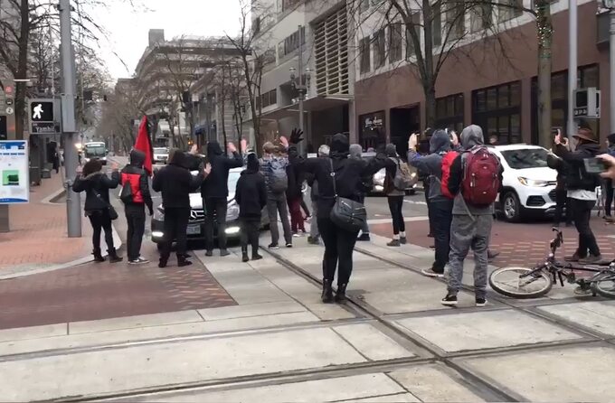 Protest w Portland