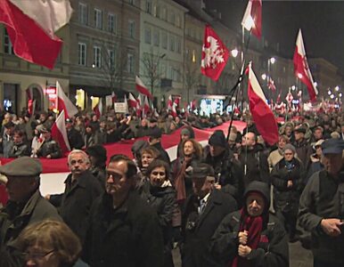 Miniatura: Ulicami Warszawy przeszedł "Marsz Pamięci"