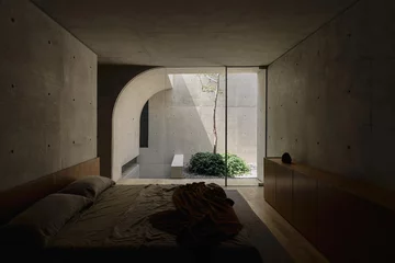 Betonowa Casa Tao w Meksyku, projekt HW Studio