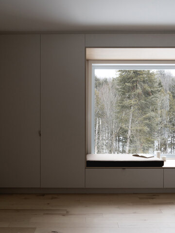Zimowy dom na&nbsp;rodzinne ferie, projekt Atelier L'Abri