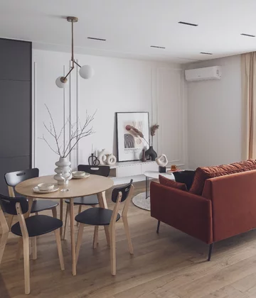 Mieszkanie o powierzchni 40 metrów kwadratowych, eleganckie i wygodne, projekt Paulina Gołaska Skibka, Gołaska, mieszkanie, małe mieszkanie
