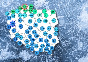 Miniatura: Pogoda rozdarła Polskę na pół. Takiej...