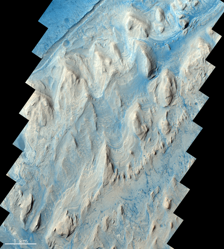 Warstwy krateru Gale 