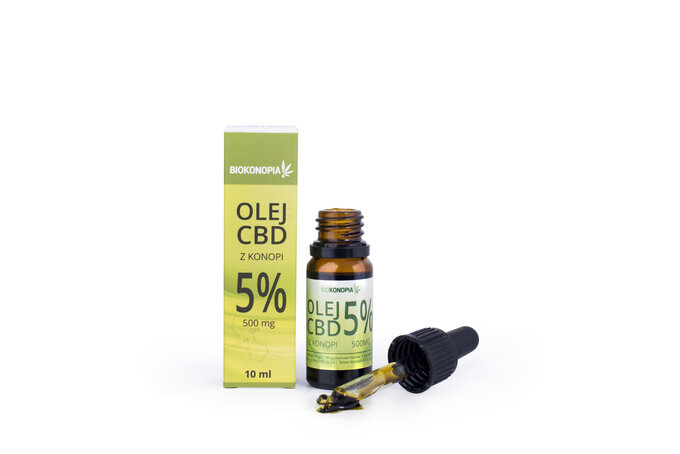 Olej CBD z konopi 5%