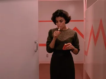 Sherilyn Fenn jako Audrey Horne w serialu „Miasteczko Twin Peaks” 