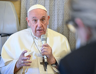Miniatura: Papież Franciszek o dostarczaniu broni...