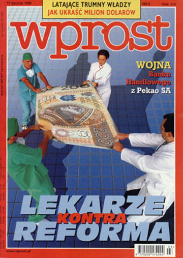 Okładka tygodnika Wprost nr 3/1999 (842)
